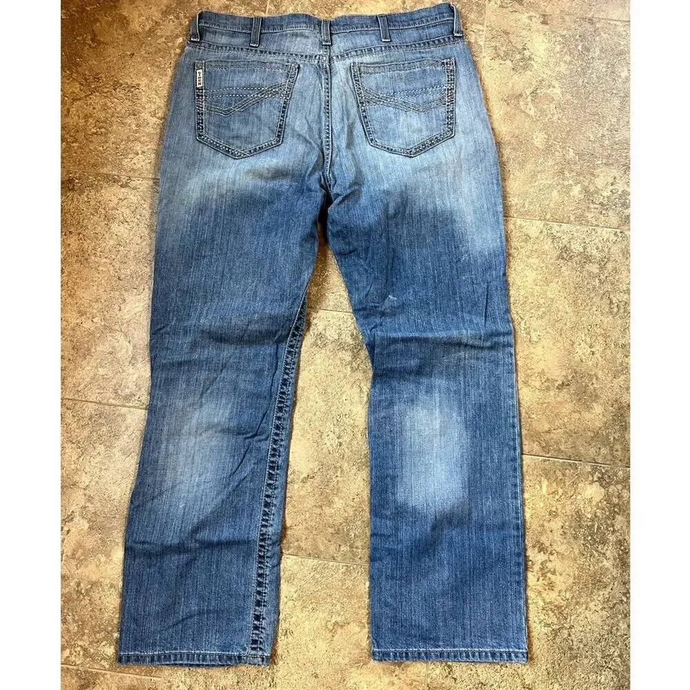 Cinch Grant Relaxed Fit Medium Stone, Men's size 38 x 32